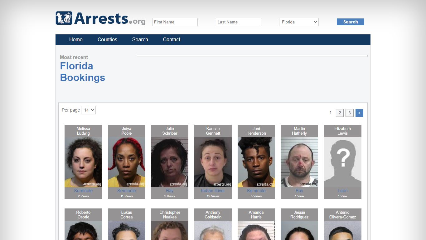 Search Florida Florida Jail Arrest Records