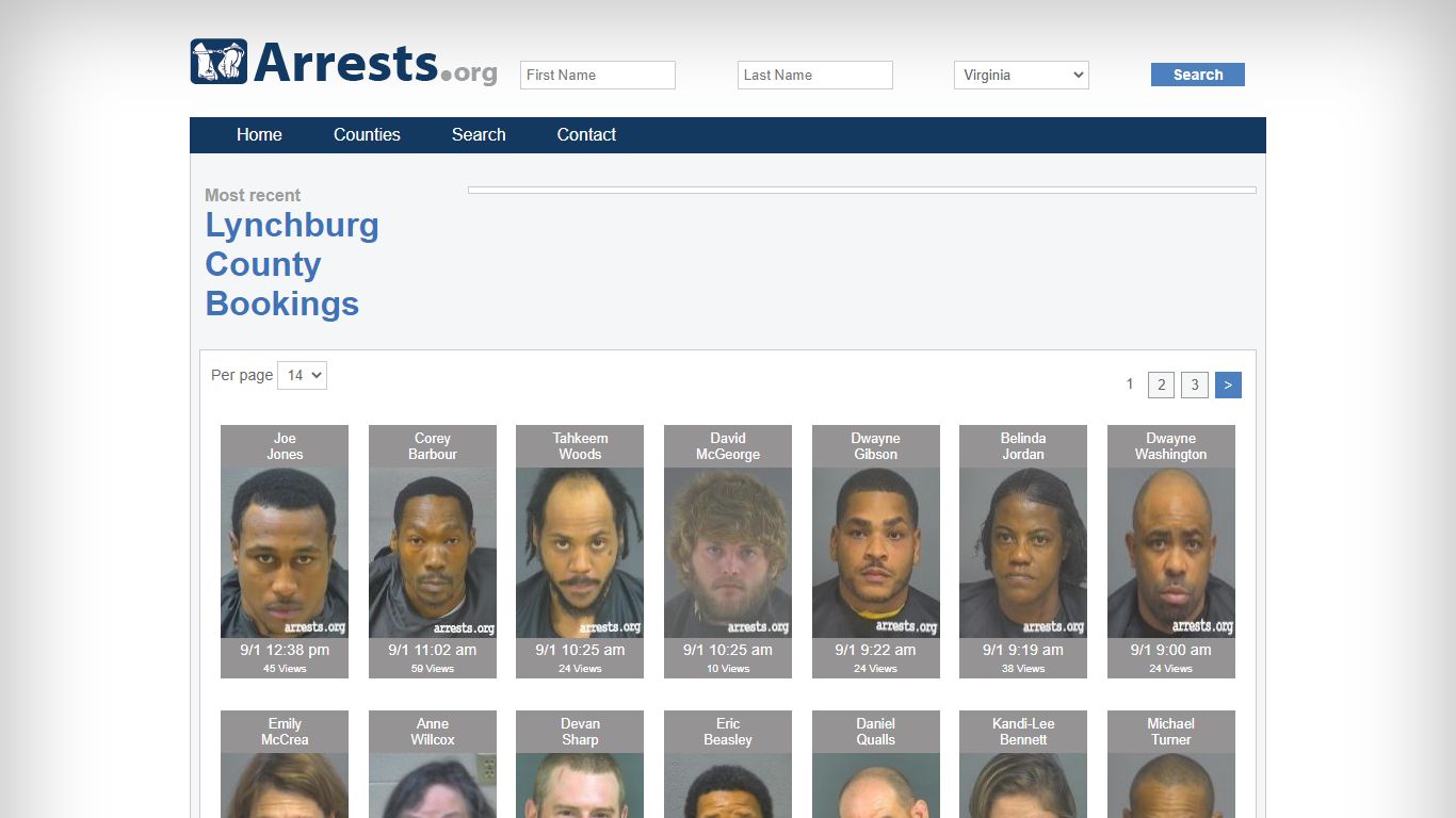 Lynchburg County Arrests and Inmate Search